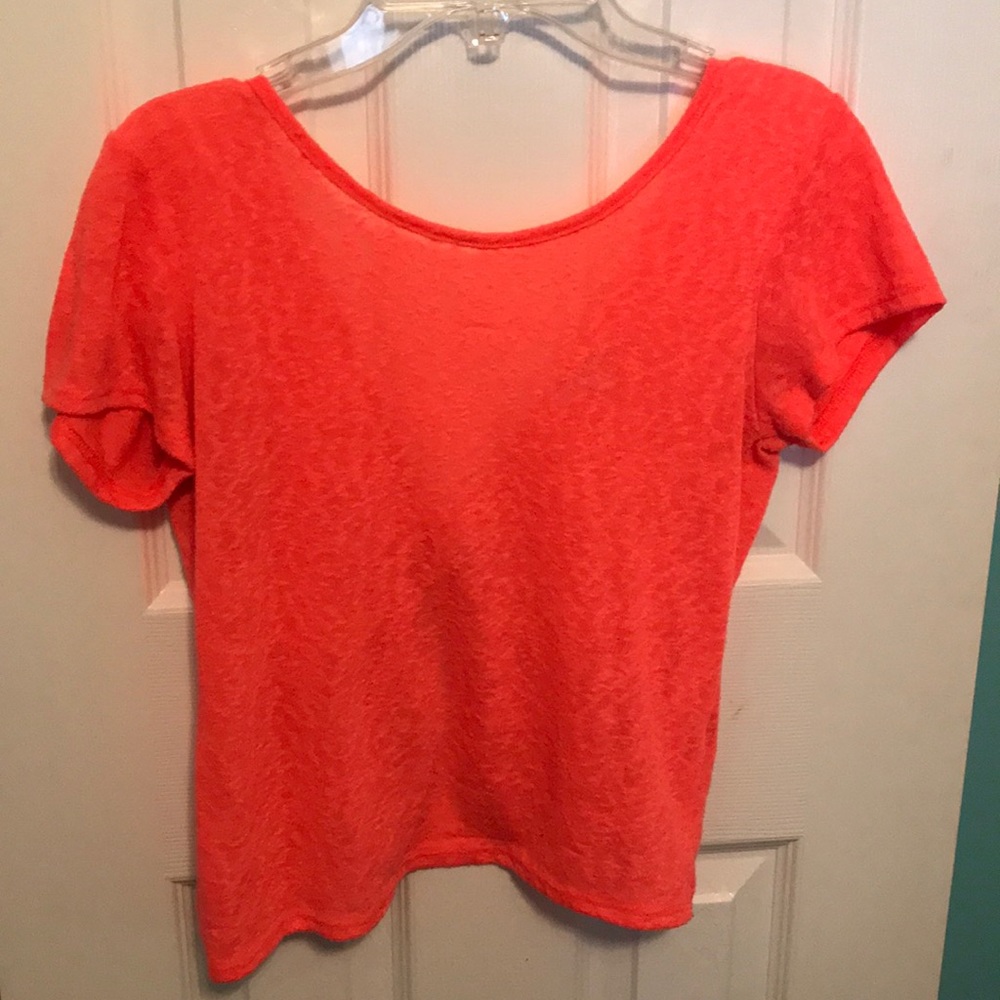 Open back crop top